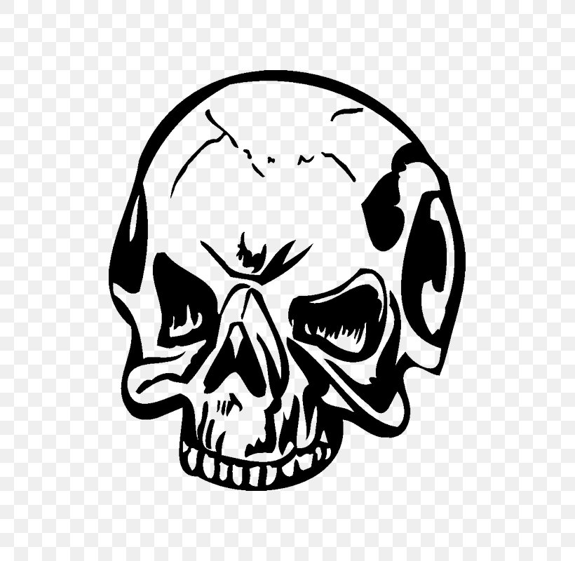 Skull Clip Art Vector Graphics Horn, PNG, 800x800px, Skull, Black, Black And White, Bone, Character Download Free