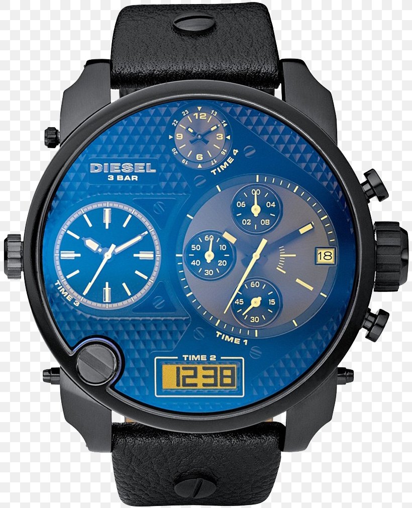 Diesel Analog Watch Chronograph Leather, PNG, 814x1011px, Diesel, Analog Watch, Brand, Buckle, Chronograph Download Free
