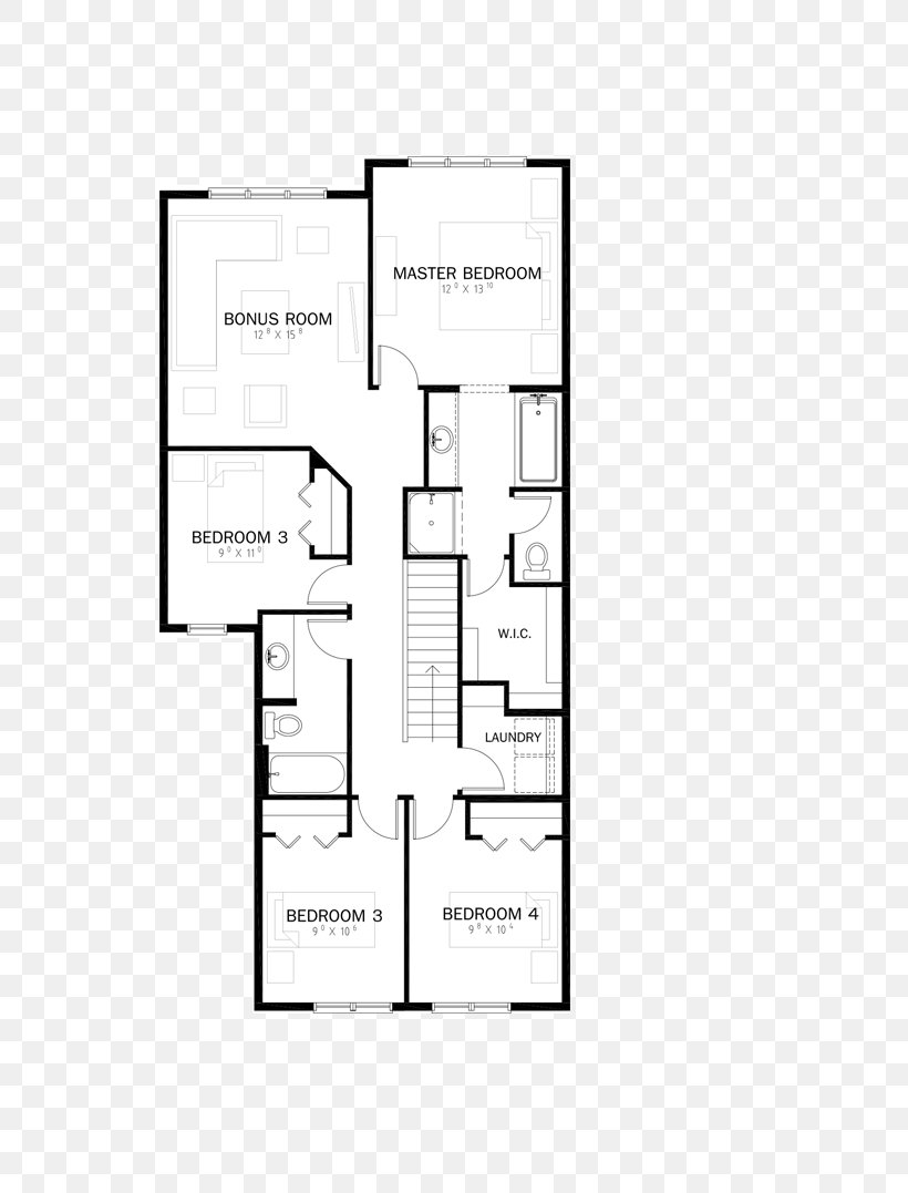 House Floor Plan Bedroom Bonus Room, PNG, 531x1077px, House, Area, Bedroom, Bonus Room, Calbridge Homes In Download Free