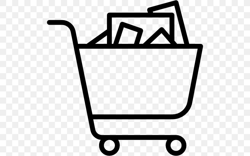 Shopping Cart Online Shopping, PNG, 512x512px, Shopping Cart, Area, Black, Black And White, Ecommerce Download Free