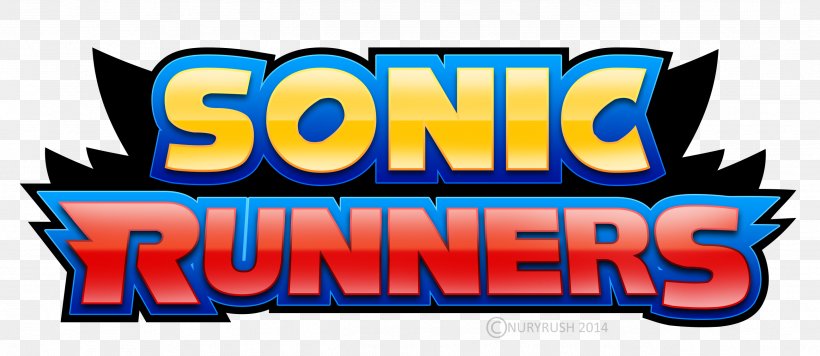 Sonic Runners Logo Banner Brand, PNG, 2595x1127px, Sonic Runners, Advertising, Area, Banner, Brand Download Free