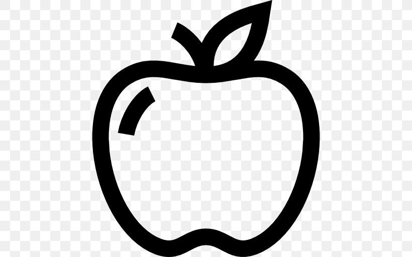 Apple Clip Art, PNG, 512x512px, Apple, Area, Artwork, Black And White, Food Download Free