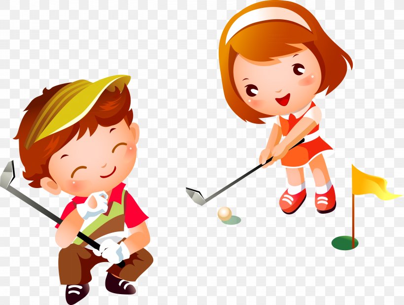 Golf Child Clip Art, PNG, 5188x3914px, Golf, Boy, Cartoon, Child, Drawing Download Free