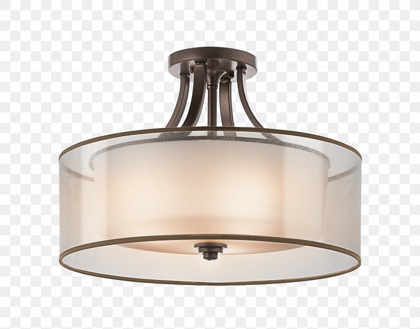 Kichler Lacey Semi-Flush Mount Light Light Fixture L.D. Kichler Co., Inc. Lighting, PNG, 1876x1472px, Light, Bathroom, Ceiling, Ceiling Fixture, Chandelier Download Free