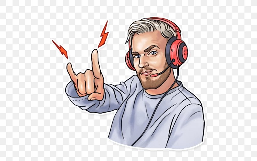 PewDiePie Clip Art Download Thumb, PNG, 512x512px, Pewdiepie, Cartoon, Dwayne Johnson, Finger, Gesture Download Free