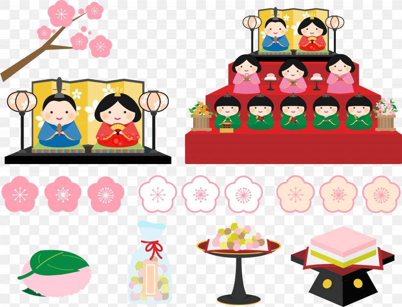 Hinamatsuri Gosekku 雛あられ Double Third Festival, PNG, 3840x2940px, Hinamatsuri, Area, Artwork, Chirashizushi, Copyrightfree Download Free