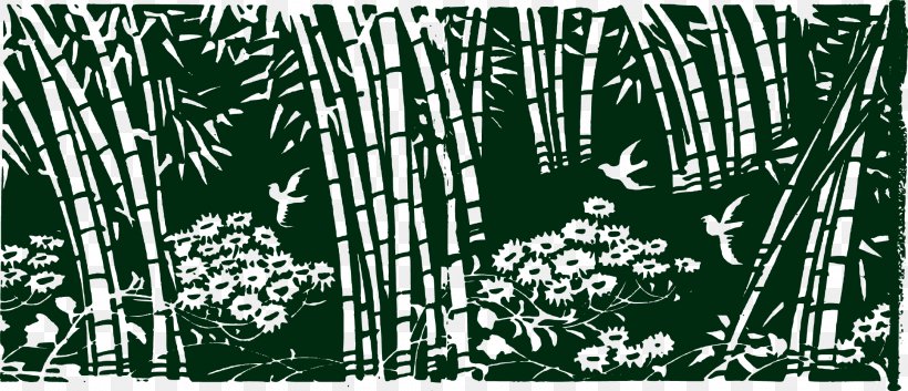 Bamboo Bamboe Clip Art, PNG, 2168x934px, Bamboo, Art, Bamboe, Black And White, Branch Download Free