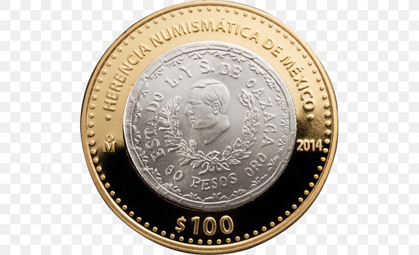 Coins Of Mexico Mexican Peso Coins Of Mexico Numismatics, PNG, 507x500px, Mexico, Bank Of Mexico, Bimetallic Coin, Bronze Medal, Coin Download Free