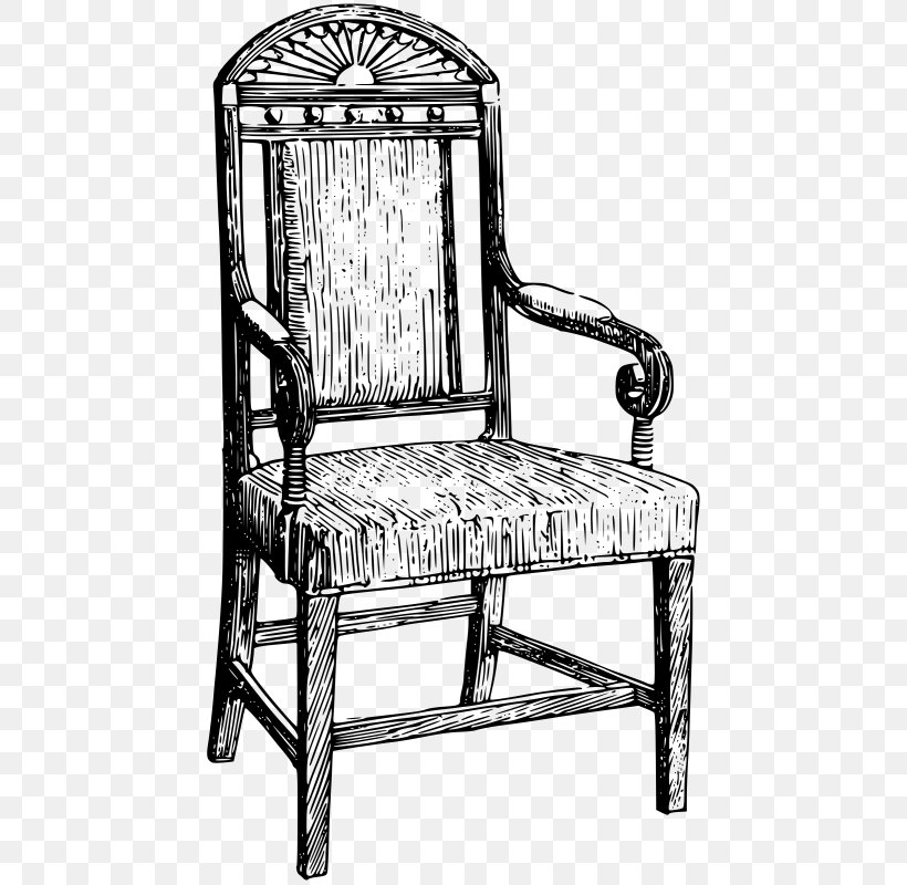 Table Chair Antique Furniture Clip Art, PNG, 450x800px, Table, Antique, Antique Furniture, Black And White, Chair Download Free