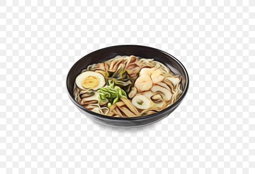 Dish Cuisine Food Udon Ingredient, PNG, 560x560px, Watercolor, Asian Soups, Cuisine, Dish, Food Download Free