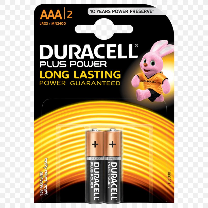 Duracell Alkaline Battery AAA Battery Nine-volt Battery, PNG, 1000x1000px, Duracell, Aa Battery, Aaa Battery, Alkaline Battery, Battery Download Free