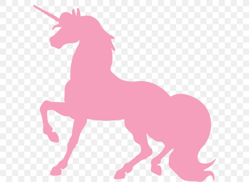 Invisible Pink Unicorn Silhouette Legendary Creature Clip Art, PNG, 600x600px, Unicorn, Animal Figure, Decal, Drawing, Fictional Character Download Free