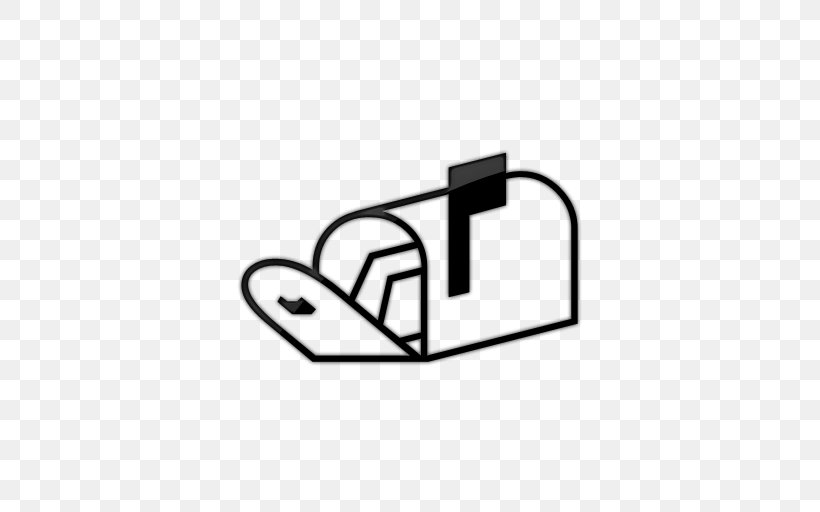 Letter Box Email Clip Art, PNG, 512x512px, Letter Box, Area, Black, Black And White, Brand Download Free