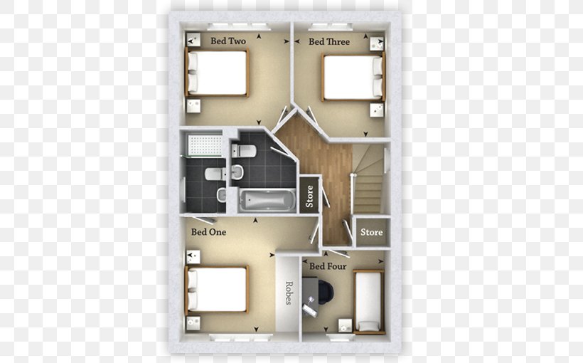 Bedroom Floor Plan House Storey, PNG, 628x510px, Bedroom, Bay Window, Bed, Floor, Floor Plan Download Free