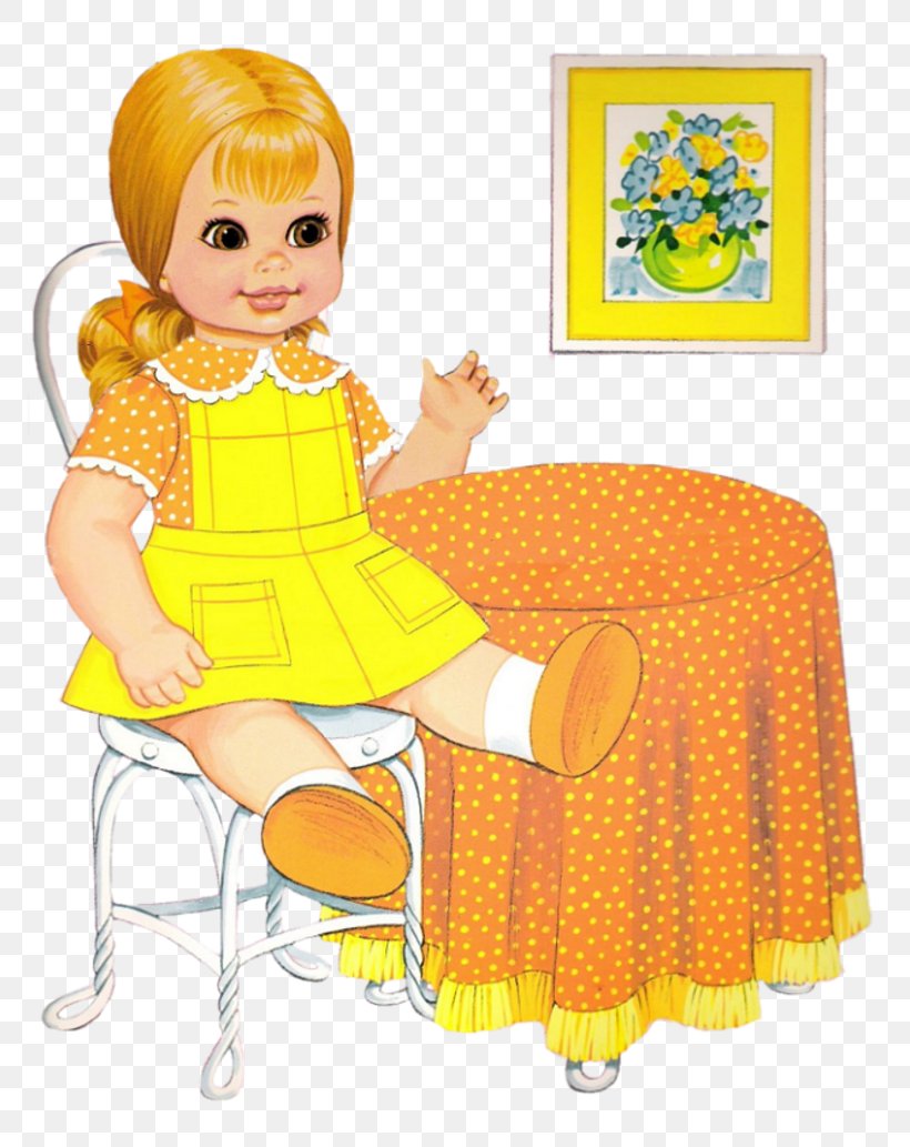 Doll Toddler Cartoon, PNG, 800x1033px, Doll, Cartoon, Child, Flower, Orange Download Free