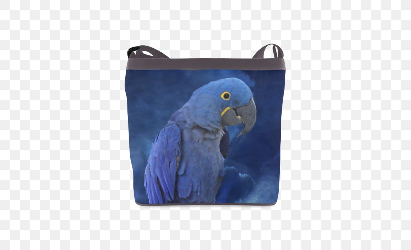 Hyacinth Macaw Tote Bag Cobalt Blue Beak, PNG, 500x500px, Macaw, Bag, Beak, Bird, Blue Download Free