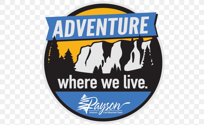 Payson Mogollon Rim KRIM-LP Mogollon Monster FM Broadcasting, PNG, 576x504px, Payson, Arizona, Badge, Brand, Fm Broadcasting Download Free