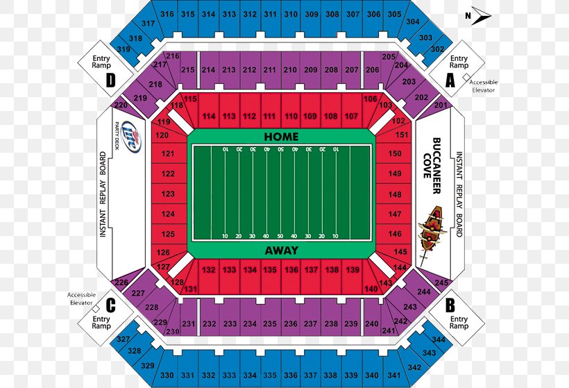 Raymond James Stadium Soldier Field Dodger Stadium Tampa Bay Buccaneers NFL, PNG, 625x559px, Raymond James Stadium, Aircraft Seat Map, Alex Brown, Area, Arena Download Free