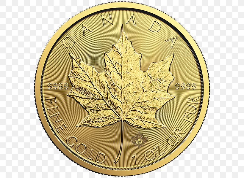 Canadian Gold Maple Leaf Royal Canadian Mint Bullion Coin Canadian Maple Leaf, PNG, 600x600px, Canadian Gold Maple Leaf, American Silver Eagle, Bullion, Bullion Coin, Canadian Maple Leaf Download Free