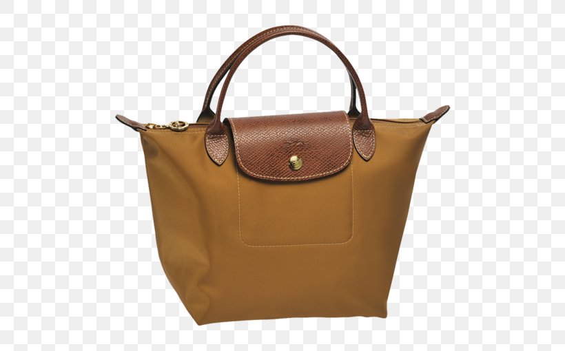 Longchamp Pliage Handbag Tote Bag, PNG, 510x510px, Longchamp, Bag, Beige, Brand, Brown Download Free