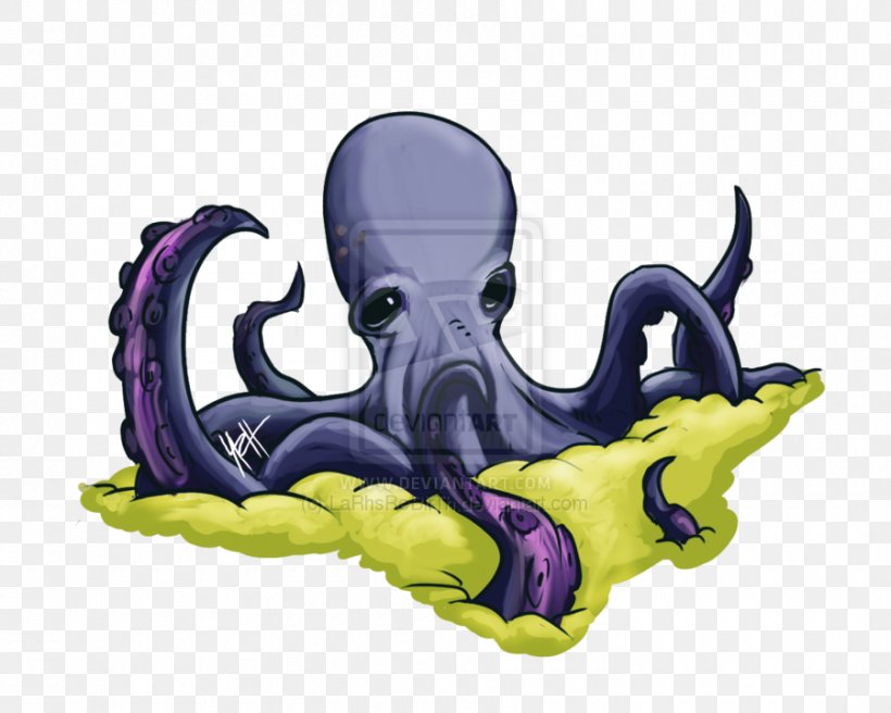 Octopus Cephalopod Cartoon Purple, PNG, 900x720px, Octopus, Cartoon, Cephalopod, Fictional Character, Figurine Download Free