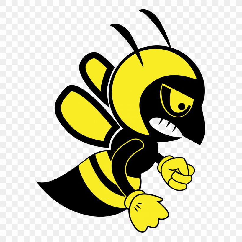 Bee Insect Hornet Clip Art, PNG, 2400x2400px, Bee, Art, Artwork, Beak, Black And White Download Free