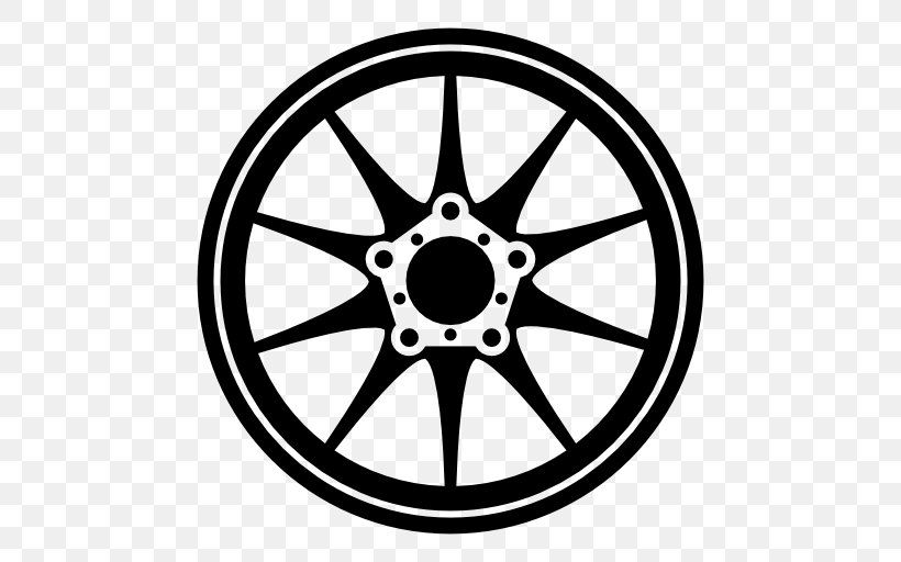 Car Rim Alloy Wheel Tire, PNG, 512x512px, Car, Alloy Wheel, Auto Part, Automotive Wheel System, Bicycle Part Download Free