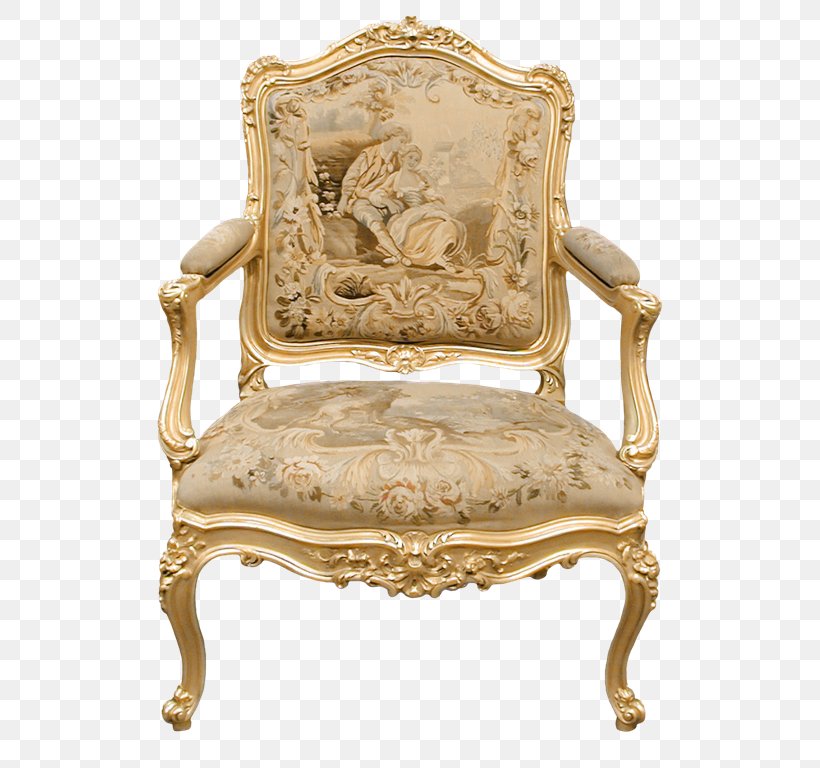 Chair Fauteuil Table Clip Art, PNG, 570x768px, Chair, Antique, Brass, Carving, Club Chair Download Free