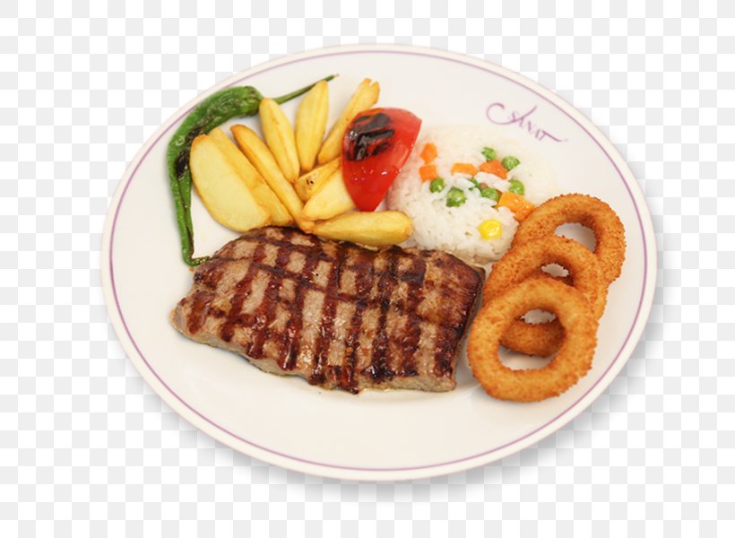 French Fries Full Breakfast Junk Food Sirloin Steak Rib Eye Steak, PNG, 718x600px, French Fries, American Food, Breakfast, Cuisine, Dish Download Free