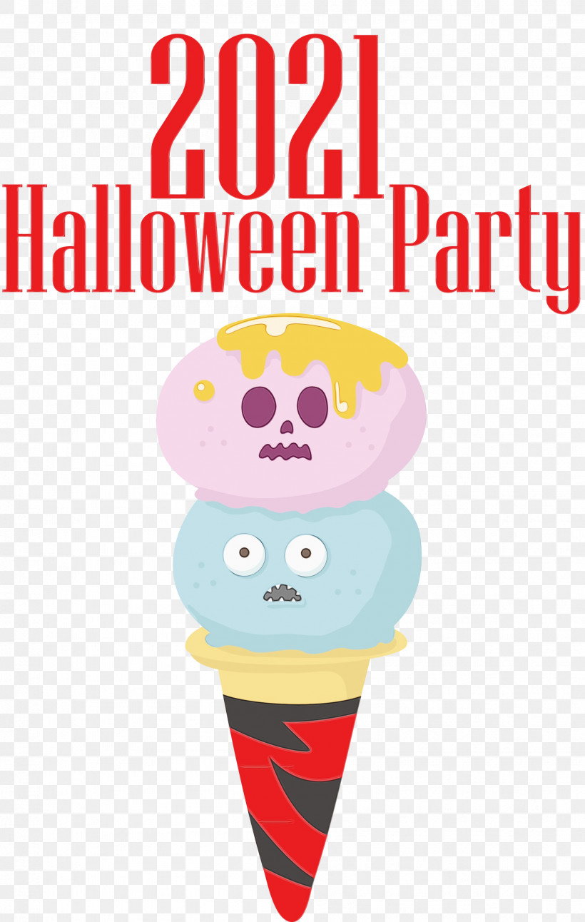 Ice Cream, PNG, 1904x3000px, Halloween Party, Cartoon, Cone, Geometry, Happiness Download Free