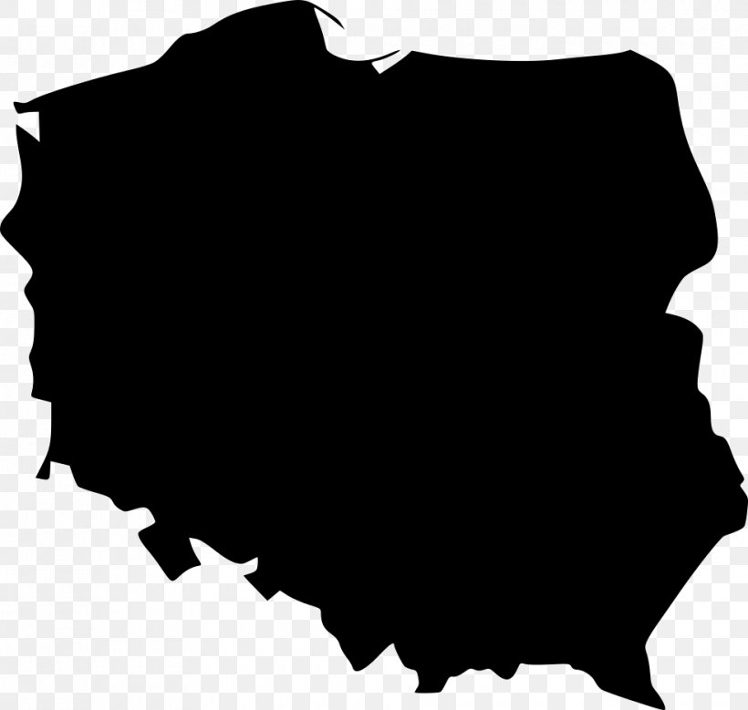 Poland Vector Map, PNG, 980x932px, Poland, Black, Black And White, City Map, Europe Download Free