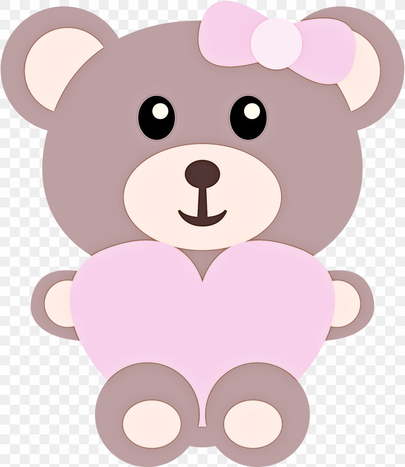 Teddy Bear, PNG, 1617x1867px, Pink, Animal Figure, Cartoon, Teddy Bear, Toy Download Free