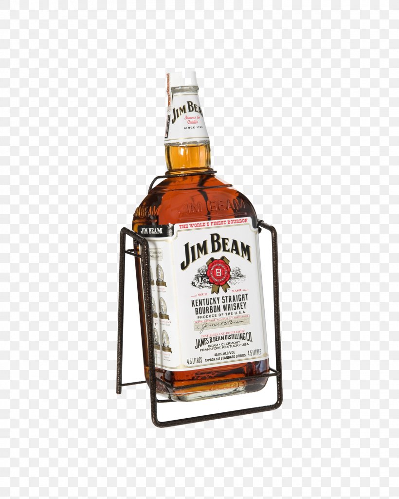 Bourbon Whiskey Distilled Beverage Jim Beam White Label Jim Beam Premium, PNG, 1600x2000px, Bourbon Whiskey, Alcohol By Volume, Alcoholic Beverage, Bottle, Cocktail Download Free