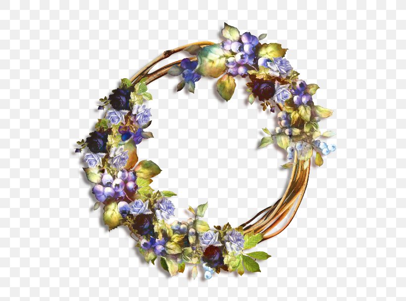 Centerblog Picture Frames Wreath Floral Design Image, PNG, 602x608px, Centerblog, Amethyst, Body Jewelry, Bracelet, Brooch Download Free