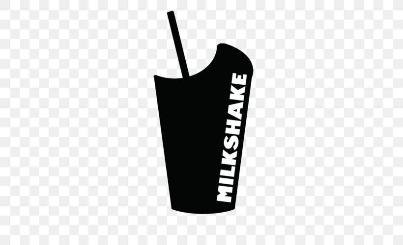 Milkshake Logo Chocolate Syrup Image, PNG, 500x500px, Milkshake, Black, Black And White, Brand, Cake Download Free