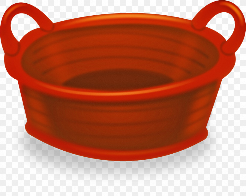 Orange, PNG, 2387x1903px, Red, Bucket, Cookware And Bakeware, Orange, Oval Download Free