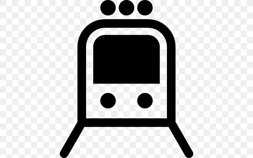Train Tram Rail Transport Rapid Transit, PNG, 512x512px, Train, Area, Black, Black And White, Logo Download Free