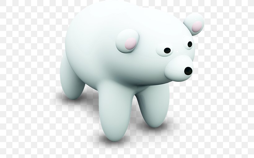 Polar Bear Clip Art, PNG, 512x512px, Polar Bear, Animal, Bear, Carnivoran, Cuteness Download Free