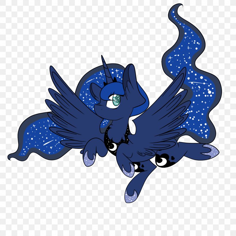 Princess Luna Pony Lunafull Moon Horns, PNG, 1280x1280px, 2019, Princess Luna, Animal Figure, Bangs, Blue Download Free