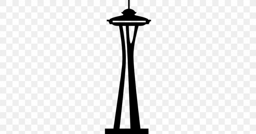 Space Needle Landmark Clip Art, PNG, 1200x630px, Space Needle, Black And White, Candle Holder, Ceiling Fixture, Drawing Download Free