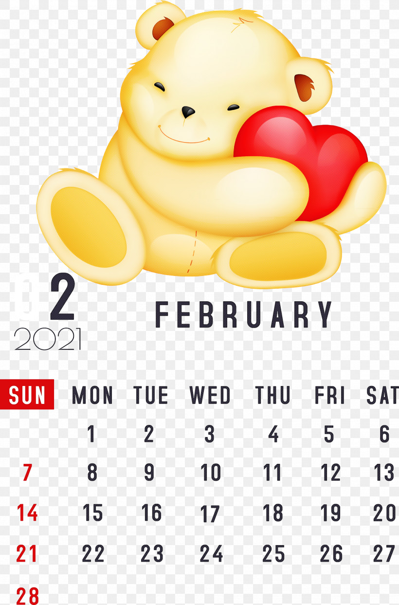 February 2021 Printable Calendar February Calendar 2021 Calendar, PNG, 1979x3000px, 2021 Calendar, Calendar System, Digital Media Player, Emoticon, Geometry Download Free