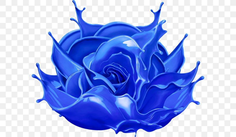 Blue Rose, PNG, 600x478px, Blue Rose, Blue, Brush, Cobalt Blue, Color Download Free