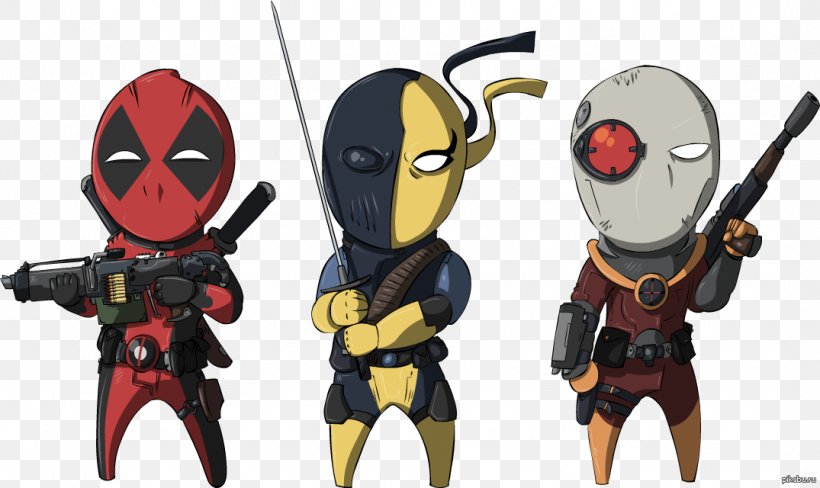 Deathstroke Deadpool Deadshot Spider-Man Bullseye, PNG, 1075x640px, Deathstroke, Action Figure, Bullseye, Character, Comics Download Free