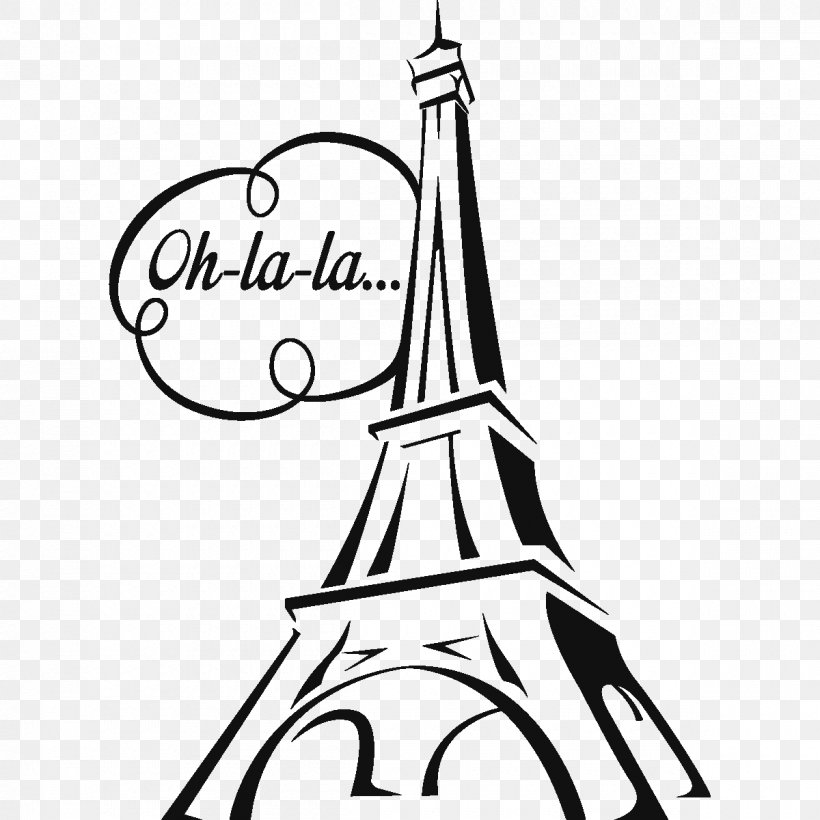 Eiffel Tower Drawing Sketch Vector Graphics, PNG, 1200x1200px, Eiffel Tower, Architecture, Art, Blackandwhite, Coloring Book Download Free