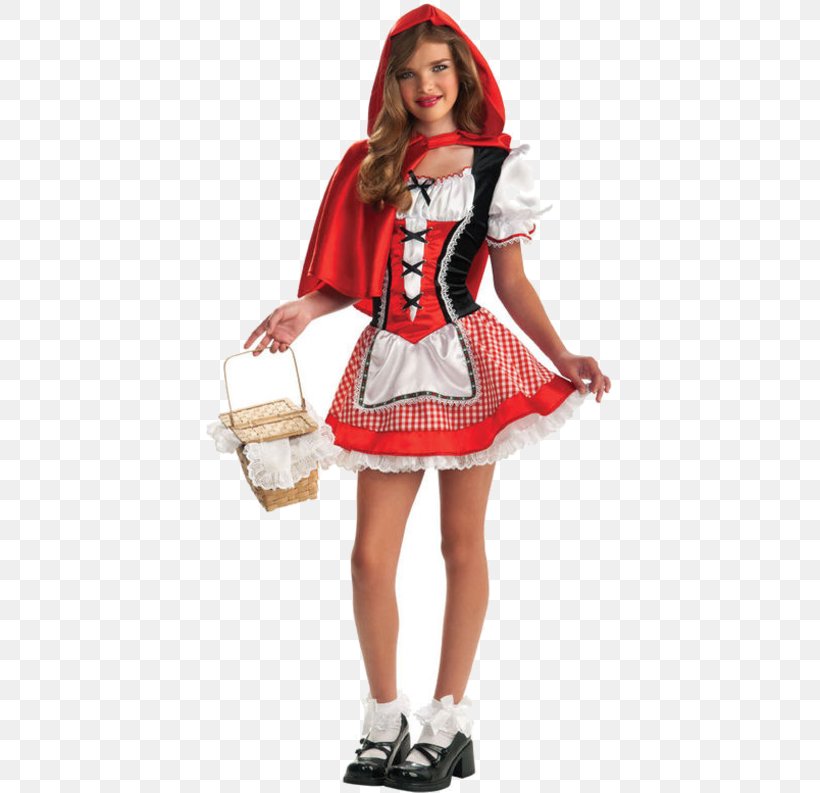 Little Red Riding Hood Halloween Costume Clothing Sizes BuyCostumes.com, PNG, 500x793px, Watercolor, Cartoon, Flower, Frame, Heart Download Free