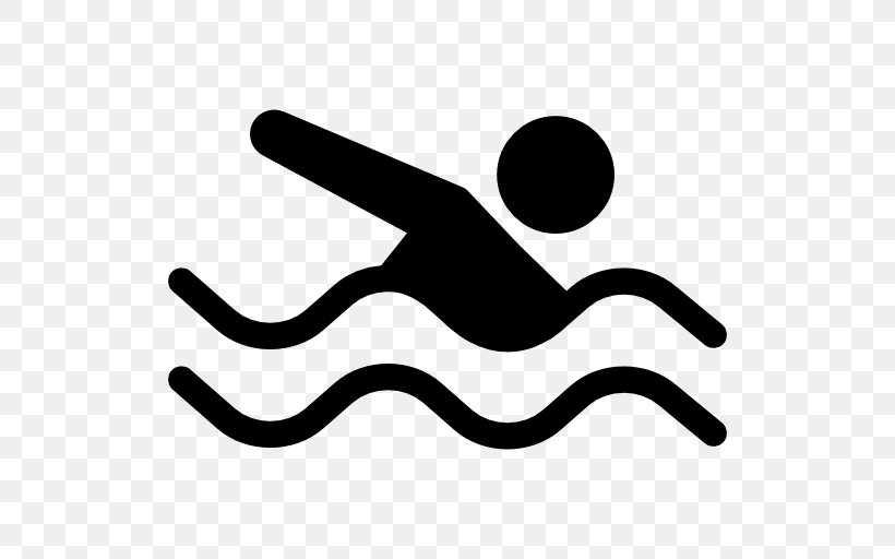 Swimming Sport Clip Art, PNG, 512x512px, Swimming, Apartment, Black, Black And White, Monochrome Photography Download Free