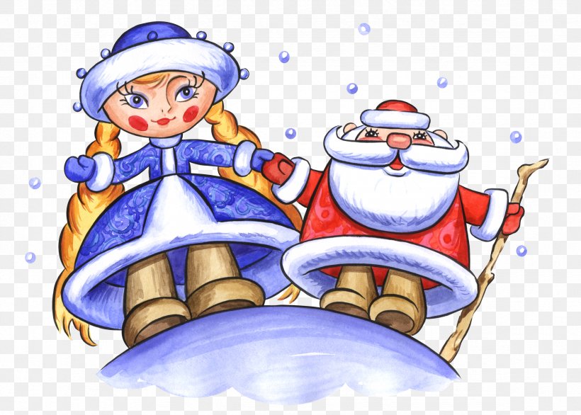 Ded Moroz Snegurochka Santa Claus Grandfather Ziuzia, PNG, 2362x1689px, Ded Moroz, Art, Cartoon, Character, Child Download Free
