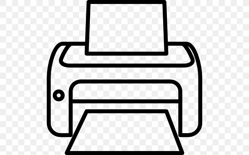 Laptop Printer Printing, PNG, 512x512px, Laptop, Black, Black And White, Chair, Computer Download Free