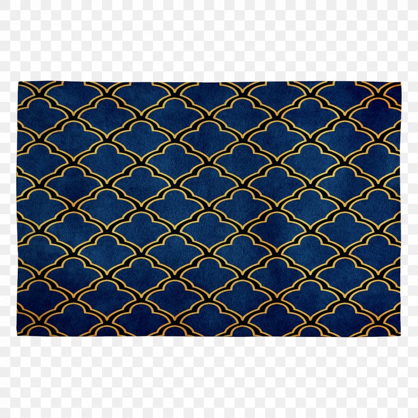 Place Mats Cobalt Blue Symmetry Rectangle Pattern, PNG, 1200x1200px, Place Mats, Arcturus, Area, Blue, Carpet Download Free