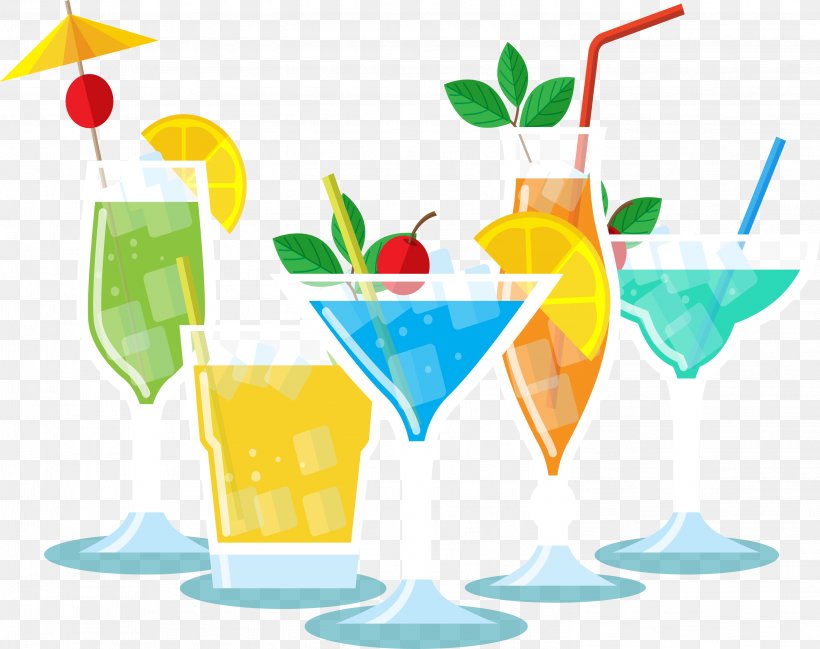 Cocktail Garnish Soft Drink Party Clip Art, PNG, 2941x2331px, Cocktail, Bar, Beach, Blue Hawaii, Carnival Download Free